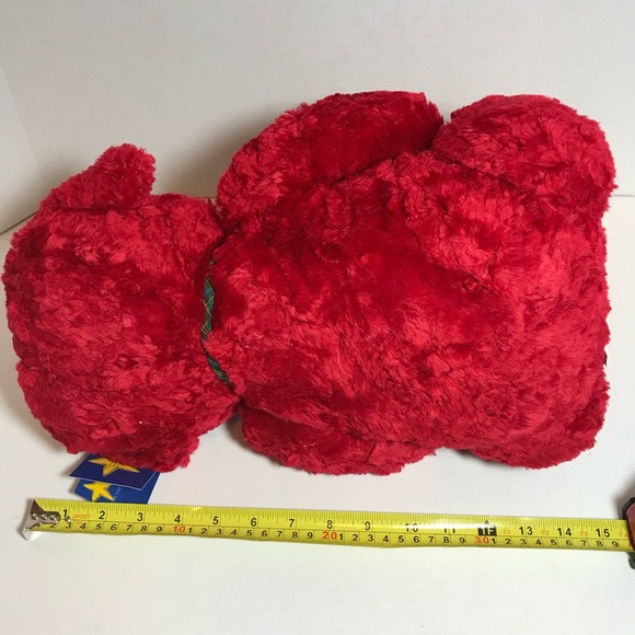 Vintage Red Holiday Christmas Teddy Bear Dillard’s exclusive - Picture 3 of 6